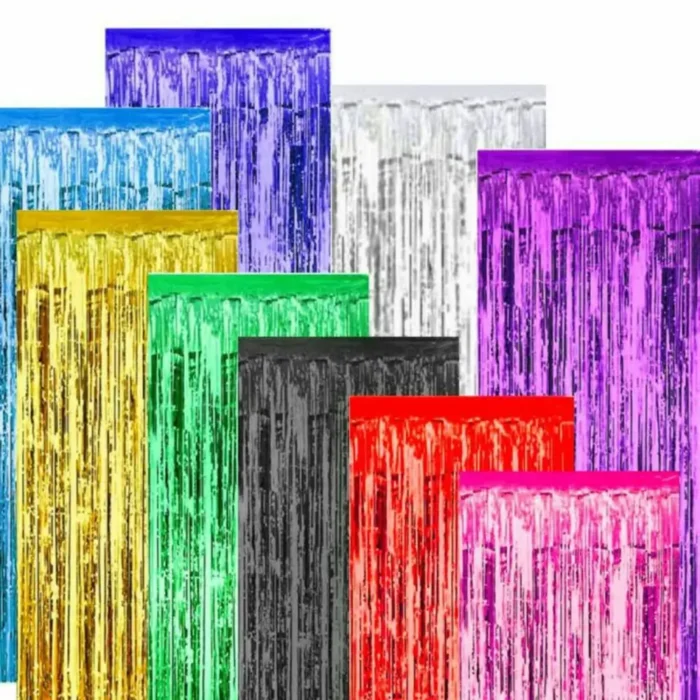 Foil Fringe Curtain Party Backdrop