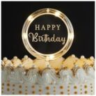 LED Light Up Happy Birthday Cake Topper