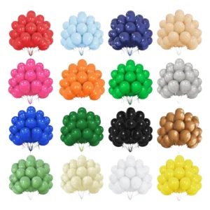 Single Colour Latex Balloons Pack of 25