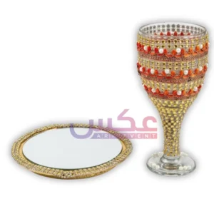 Gold Doodh Pilai Glass